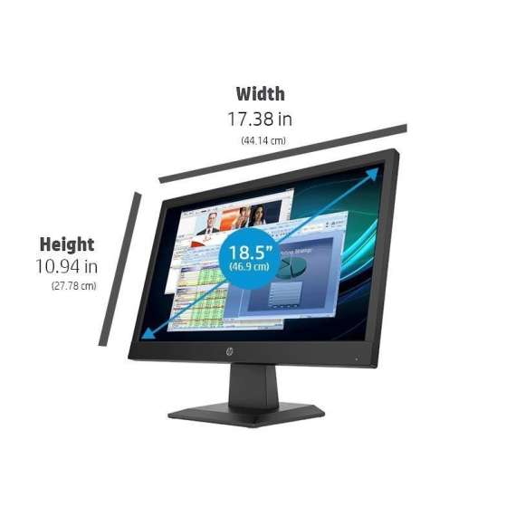 HP P19B 18.5" Monitor, 3 image