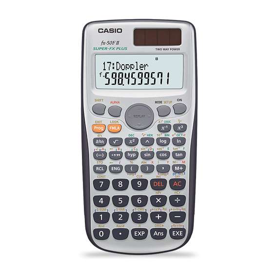 Casio Fx-50F II Scientific Calculator