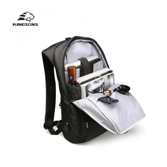 Kingsons KS3140W 15.6 inches City Elite Bag Designer Laptop Backpack, 2 image