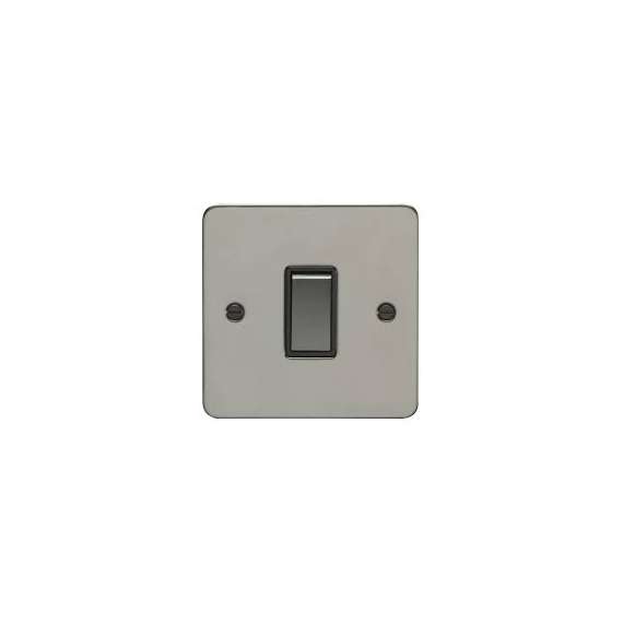 Tronic SR TSNK-01 1 Gang Black Nickel Metal Switch Cover Plate