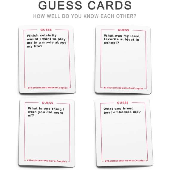 The Ultimate Game for Couples Card Game, 4 image