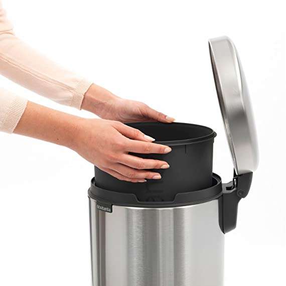 Brabantia Newicon 3L Pedal Bin, Product Capacity: 3L, Product Colour: Matt Black, 2 image