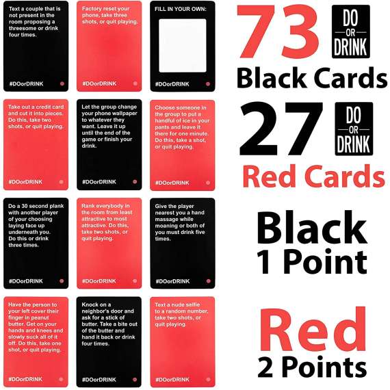 Do or Drink Party Card Game Expansion Set 2, 3 image