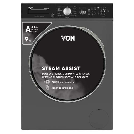 Von Hotpoint VALW-09FVK 9KGS Front Load Washing Machine