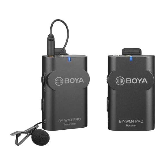 Boya BY-WM4 PRO Digital Camera-Mount Wireless Omni Lavalier Microphone