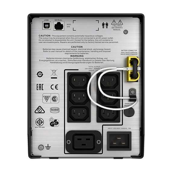 APC Smart-UPS C 2000VA LCD 230V UPS, 3 image