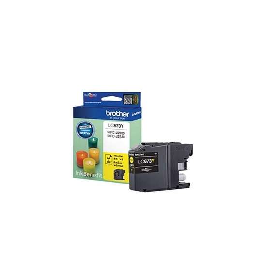 Brother LC-673Y Yellow Ink Cartridge, 2 image