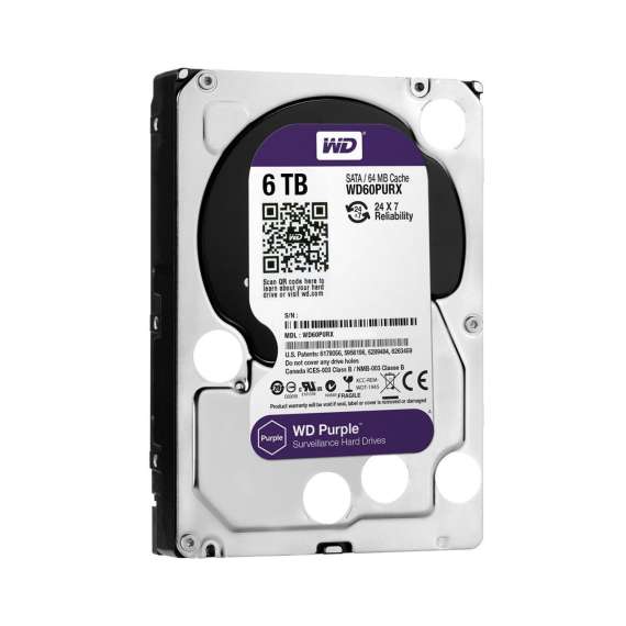 Western Digital 6TB Surveillance Hard Disk, 2 image