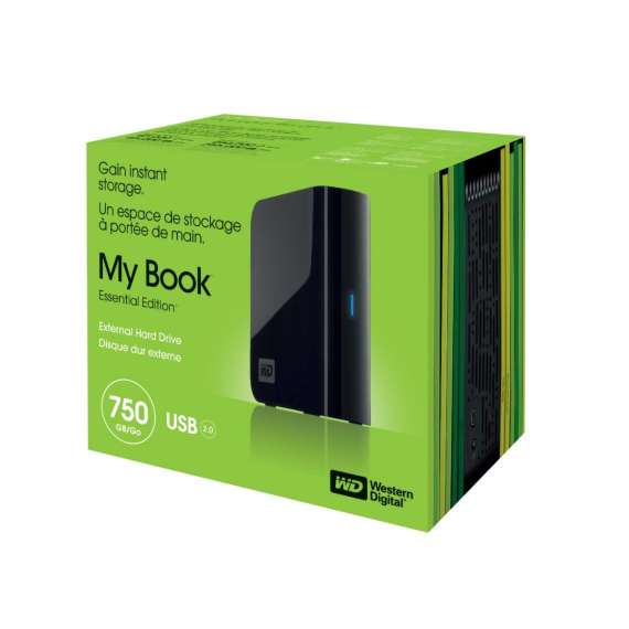 Western Digital My book Essential 750GB 3.5 External Hard Drive, 2 image