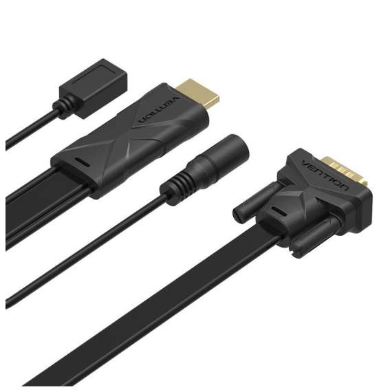 Vention HDMI to VGA Converter with Micro USB and Audio Port, 3 image