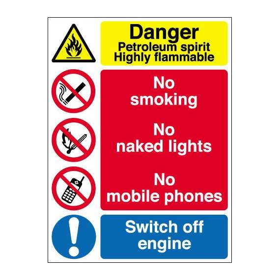 Pump Island Safety Signage, 2 image