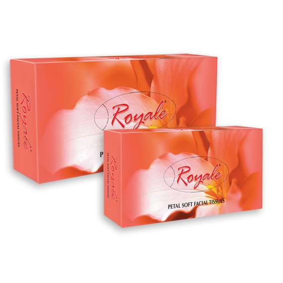 Royale Petal  Junior Size Soft Facial Tissue, 2 image